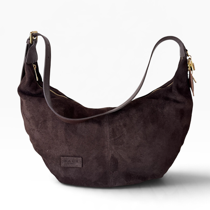 👜 ✨ Maga Cru Camoscio Moka
